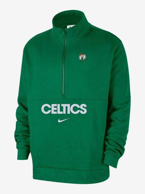 Nike Boston Celtics Club Courtside Men's Nike NBA 1/2-Zip Top