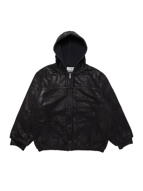 Supreme Supreme x MM6 Maison Margiela Foil Hooded Work Jacket 'Black'