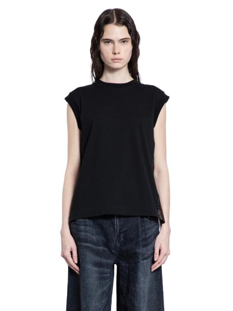 sacai Leopard-Print-X-Cotton-Jersey-T-Shirt