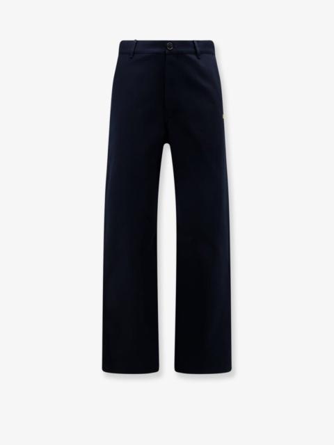 Loewe Loewe Denim trousers with contrasting embroidered lo (IT 48)