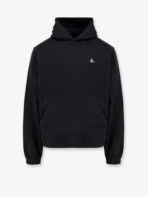 ROA Roa Stretch Cotton Sweatshirt With Logo