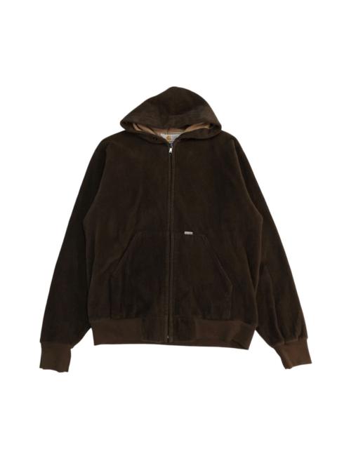 Carhartt 🔥VINTAGE ZIPPER SWEATER CARHARTT MADE IN USA 761 BROWN