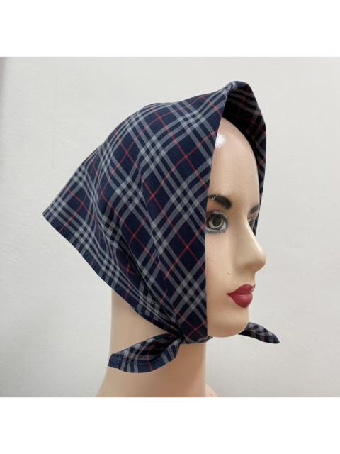 Other Designers Vintage Burberrys Bandana Handkerchief Headband Turban