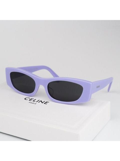 CELINE SALE! NEW Celine CL40245U 78A Solid Lilac Beige Smoke Geometric Women Sunglasses
