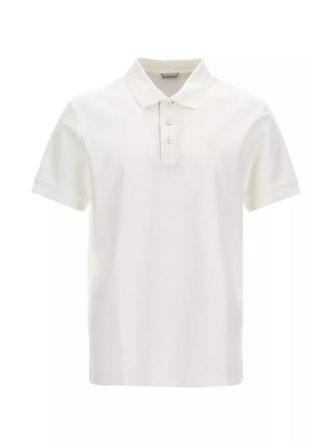 Burberry Men Logo Embroidery Polo Shirt