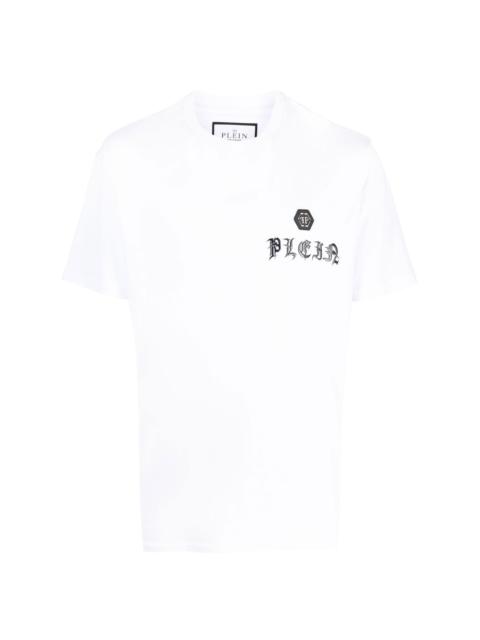 PHILIPP PLEIN chest logo-print detail T-shirt