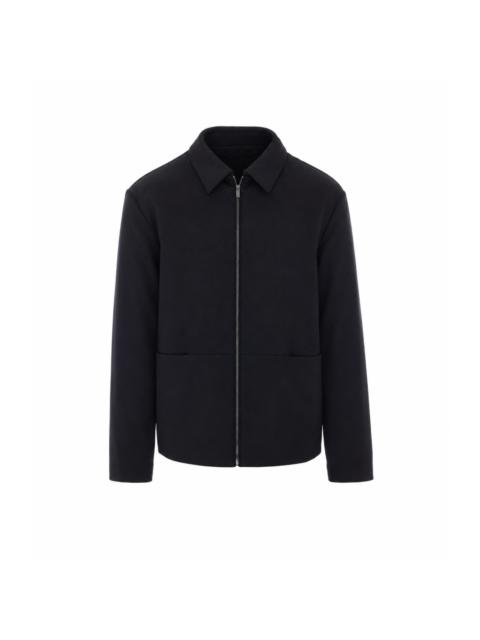 GUCCI Gucci Men Gg Reversible Wool And Nylon Zip Jacket
