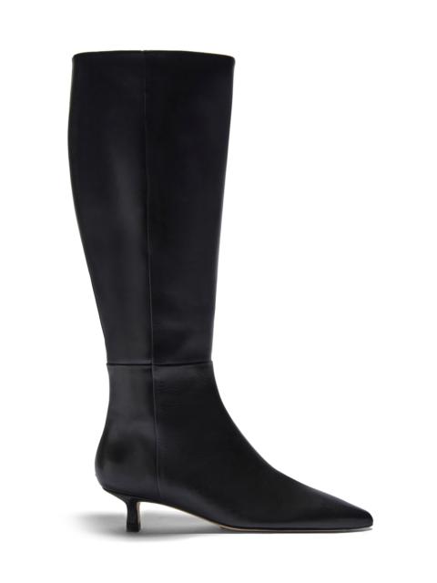 Aeyde Sabrina Leather Knee Boots black