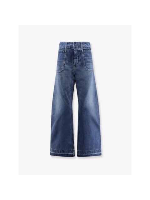 CELINE CELINE Blue Wide Leg Jeans New & Authentic (Women's size:IT