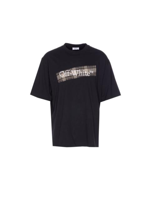 Off-White Off White Men Flannel Diag Skate T-Shirt