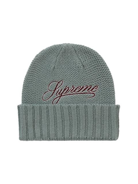 Supreme Supreme Script Logo Beanie Olive