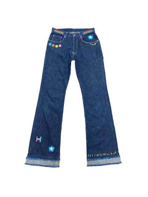 Hysteric Glamour Hysteric Glamour Hippie Handstitch Denim Flare Pants