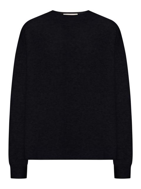 ESSENTIALS SIGNATURE WAFFLE 90S CREWNECK SWEATER