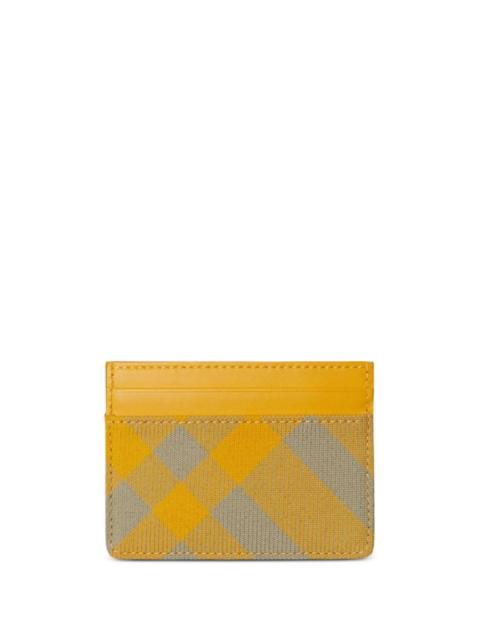 Burberry Checked Card Case