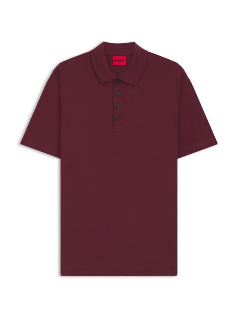 HUGO SLIM-FIT POLO SHIRT IN MERCERIZED COTTON