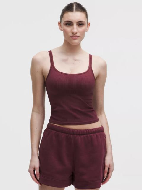 lululemon Ebb to Street Scoop-Neck Cropped Tank Top *Light Support, B/C Cup