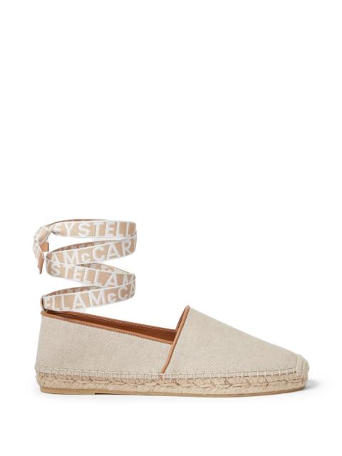 Stella McCartney Stella Mccartney Logo-lettering Flat Espadrilles