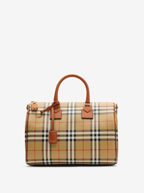 Burberry Medium Check Bowling Bag