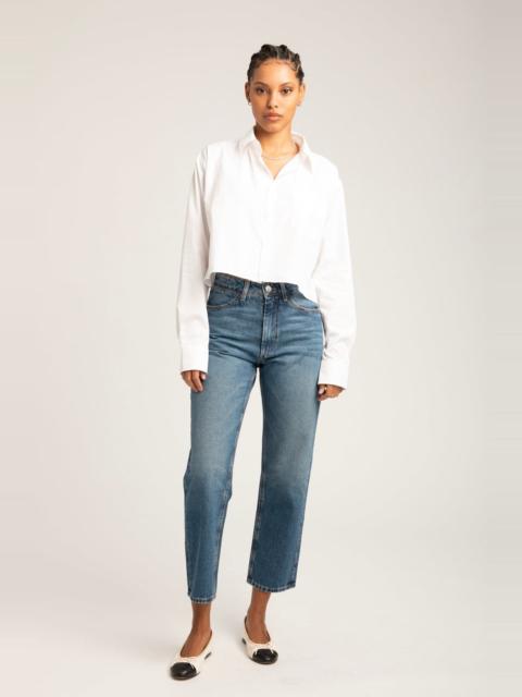 SPRWMN GAINSBOURG CROPPED STRAIGHT LEG DENIM