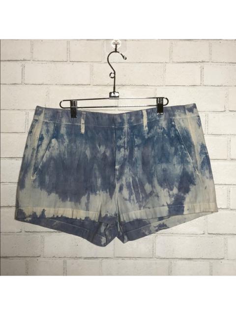 rag & bone Rag & Bone Portobello Blue Tie Dye Twill Shorts