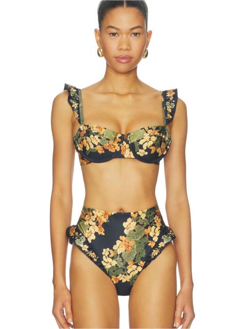 Agua by Agua Bendita Kiwi Cordillera Bikini Top