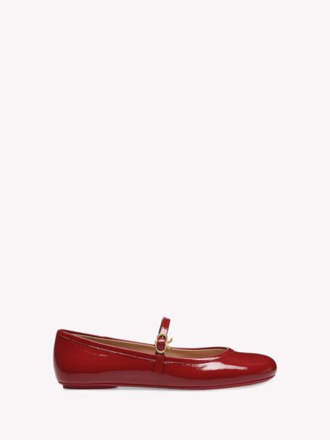 Gianvito Rossi Gianvito Rossi Carla Ballerina in Red at Nordstrom