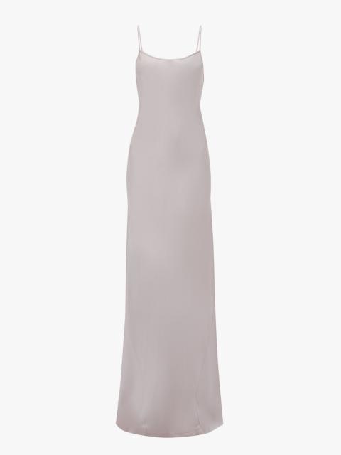 Victoria Beckham Cami Floor-Length Dress In Heather
