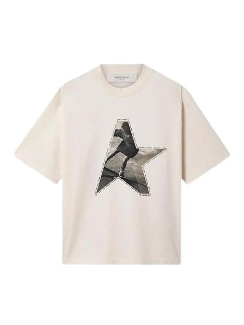 Golden Goose `Journey` Boxy T-Shirt With Print