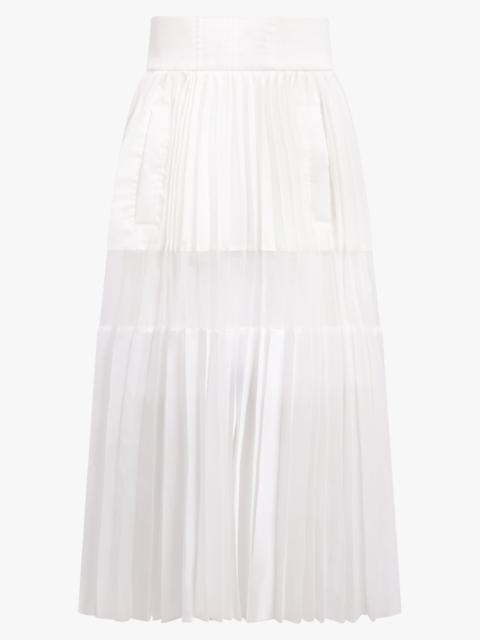 sacai NYLON TWILL SKIRT | WHITE