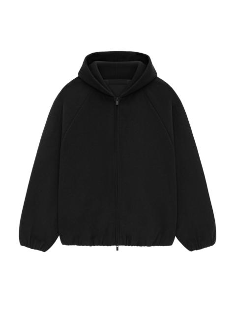 ESSENTIALS Fear of God Essentials Brushed Hooded Bomber Jacket 'Black'