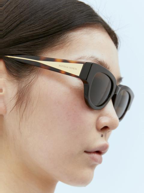 Bottega Veneta Tri-Fold Square Sunglasses