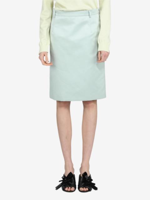 N°21 SATIN PENCIL SKIRT