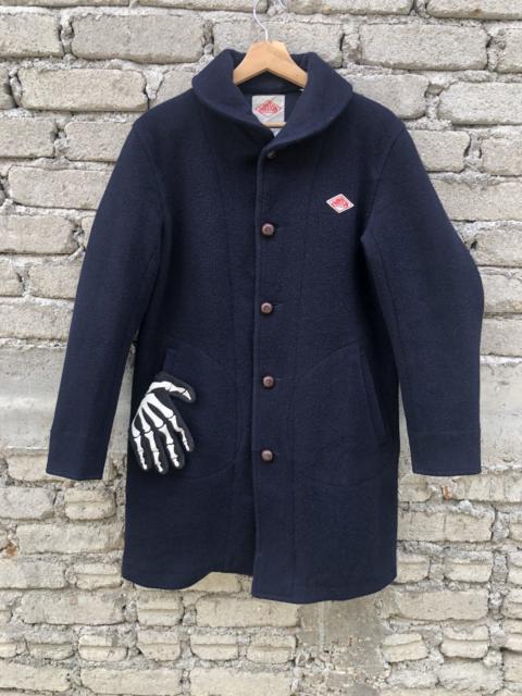Japanese Brand - Vintage Danton Vetements De Travails Wool Trench Coat