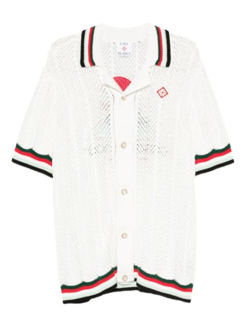 CASABLANCA Casablanca Men Shirt With Embroidered Logo