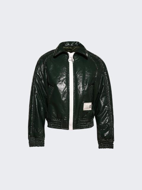 Enamel Puffer Jacket Green