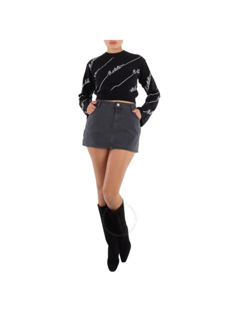 Rotate Quiet Shade Mini Denim Skirt