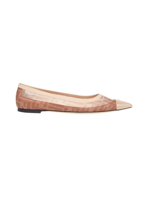 FENDI Fendi Colibri FF Ballet Flats