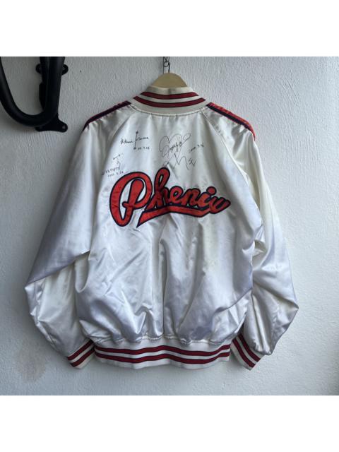 Other Designers Vintage - COLLECTOR PHENIX PLAYERS SIGNATURE JAPAN SATIN BOMBER JACKET
