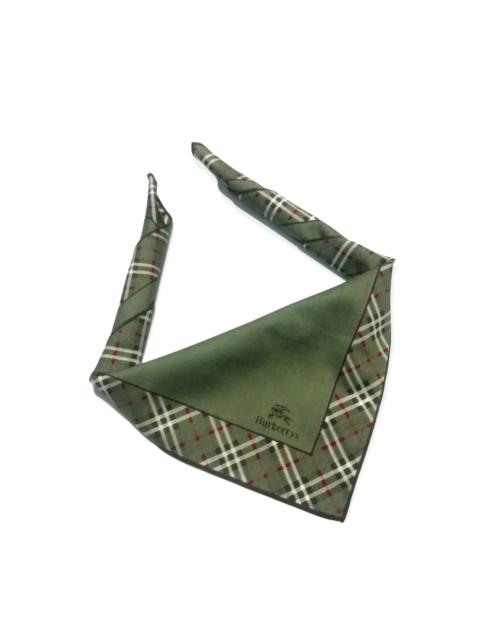 Burberry Burberry's Classic Novacheck Green Colour Bandana Style