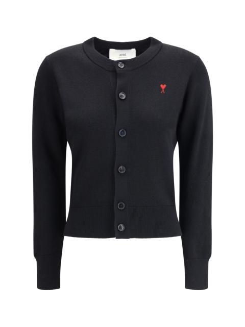 AMI Paris Ami Paris Women Ami De Coeur Merino Wool Cardigan