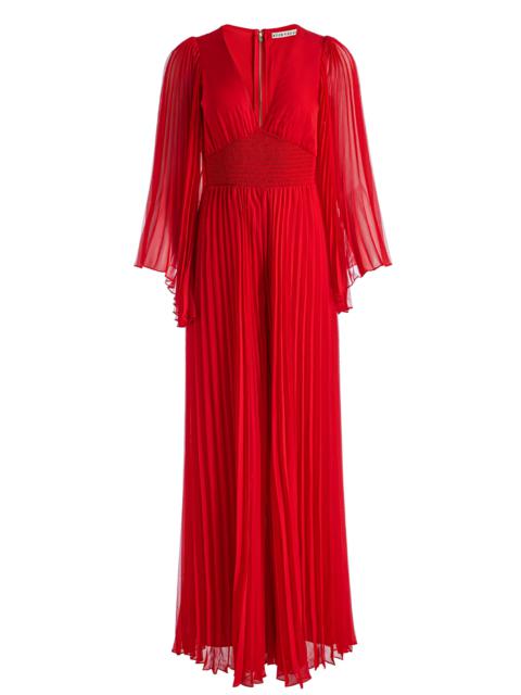 Alice + Olivia BENNET PLEATED JUMPSUIT