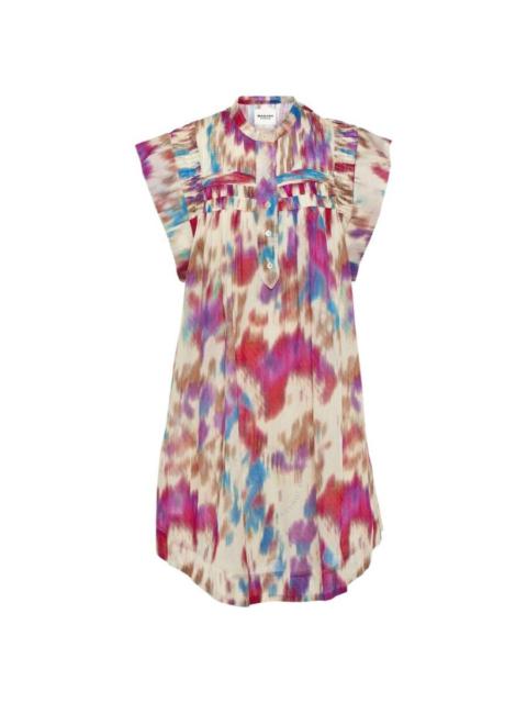 Isabel Marant Etoile Leazali Pleat Detailed Mini Dress
