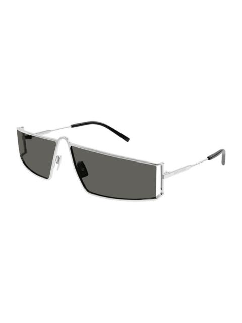 SAINT LAURENT Saint Laurent Ladies Black Rectangular Sunglasses SL606 002
