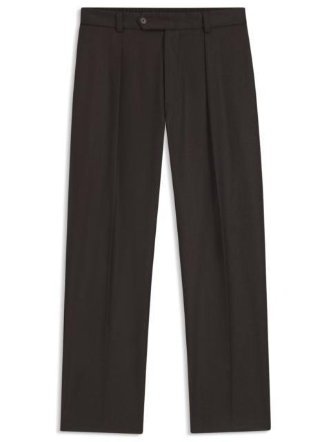 BOSS BECKHAM X BOSS RELAXED-FIT TROUSERS IN VIRGIN WOOL