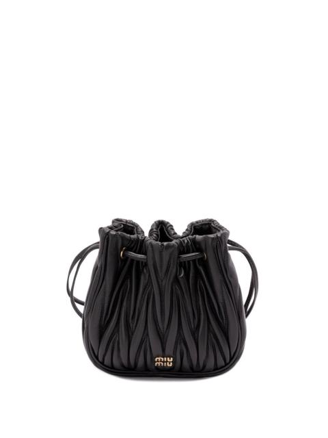 Miu Miu Miu Miu Women `Matelassé` Nappa Leather Pouch