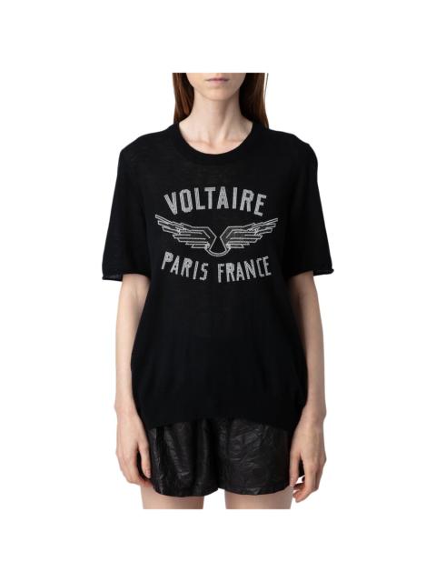 Zadig & Voltaire Zadig & Voltaire Ida Cp Wings Strass Cashmere Sweater