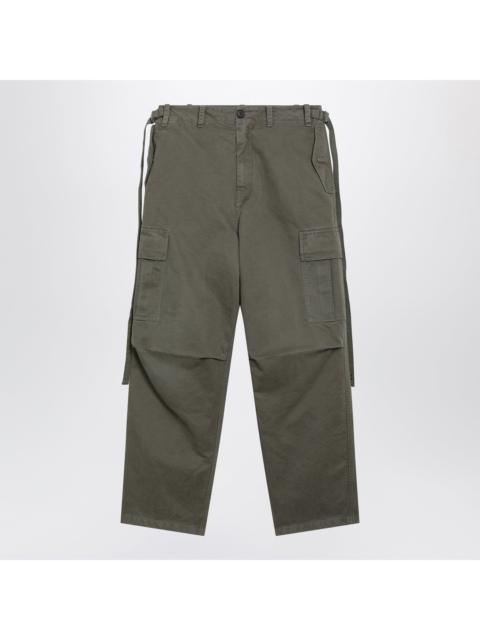 FENDI Fendi Military Green Cotton Cargo Trousers Women