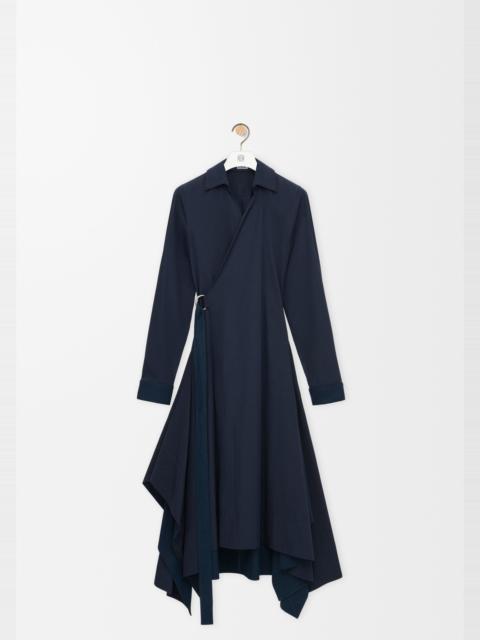 Loewe Draped dress in cotton