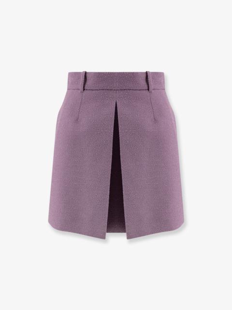 Dior Bouclã© Virgin Wool Blend Skirt