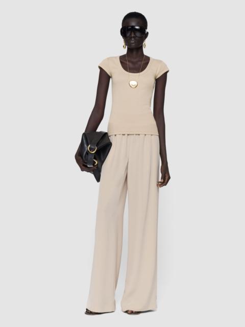 JOSEPH Saba Cotton Rib Top